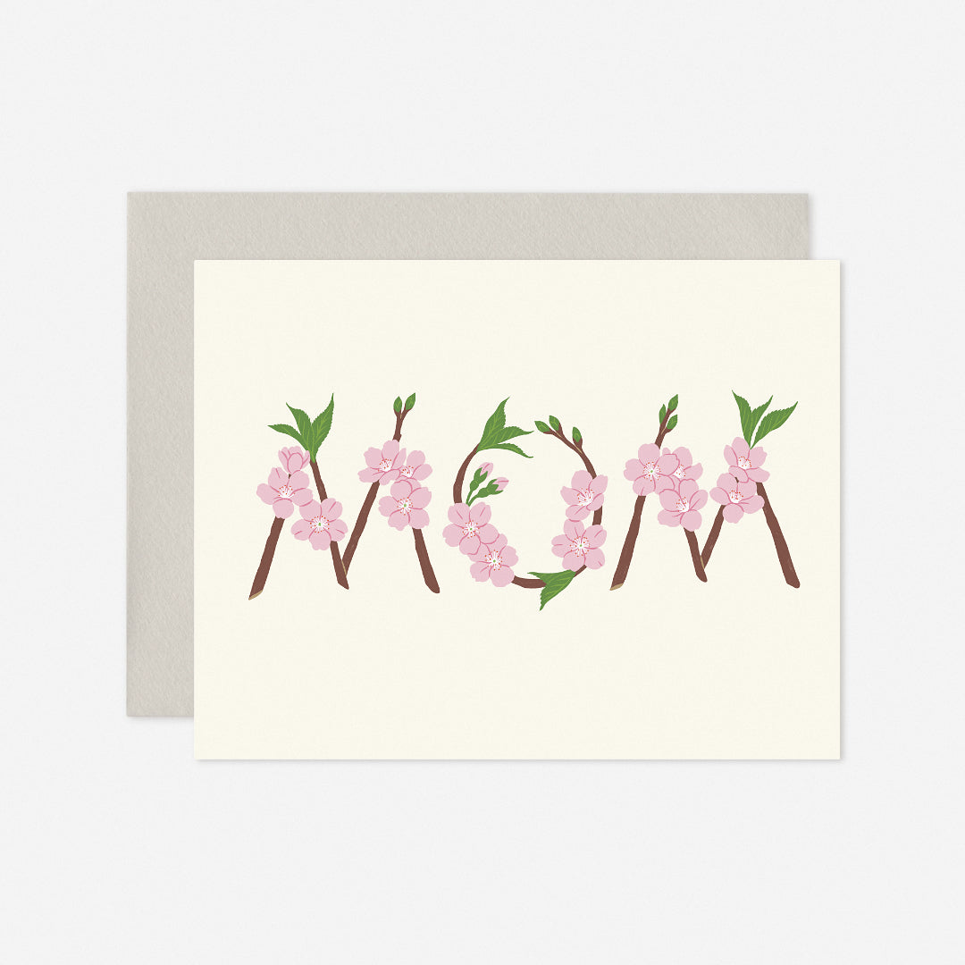 Mom Cherry Blossoms Card