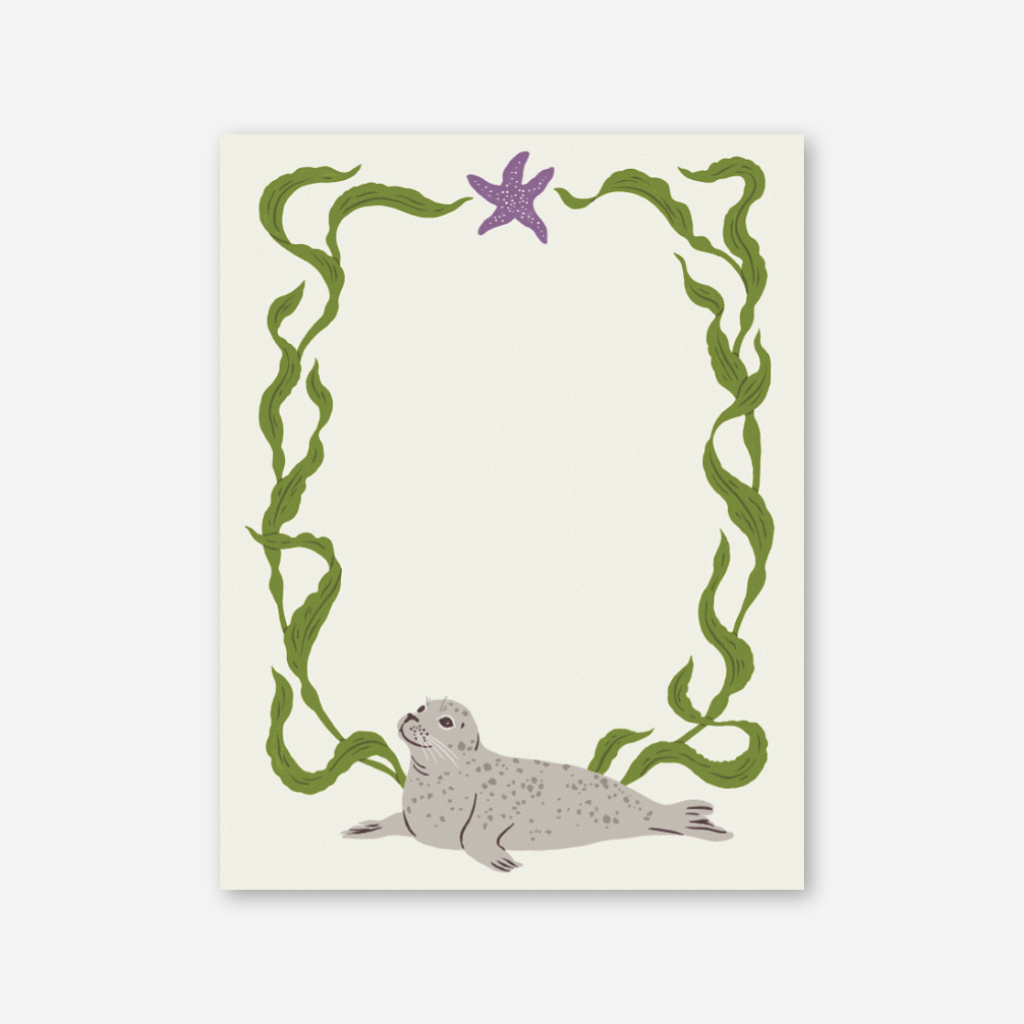 Seal & Starfish Notepad