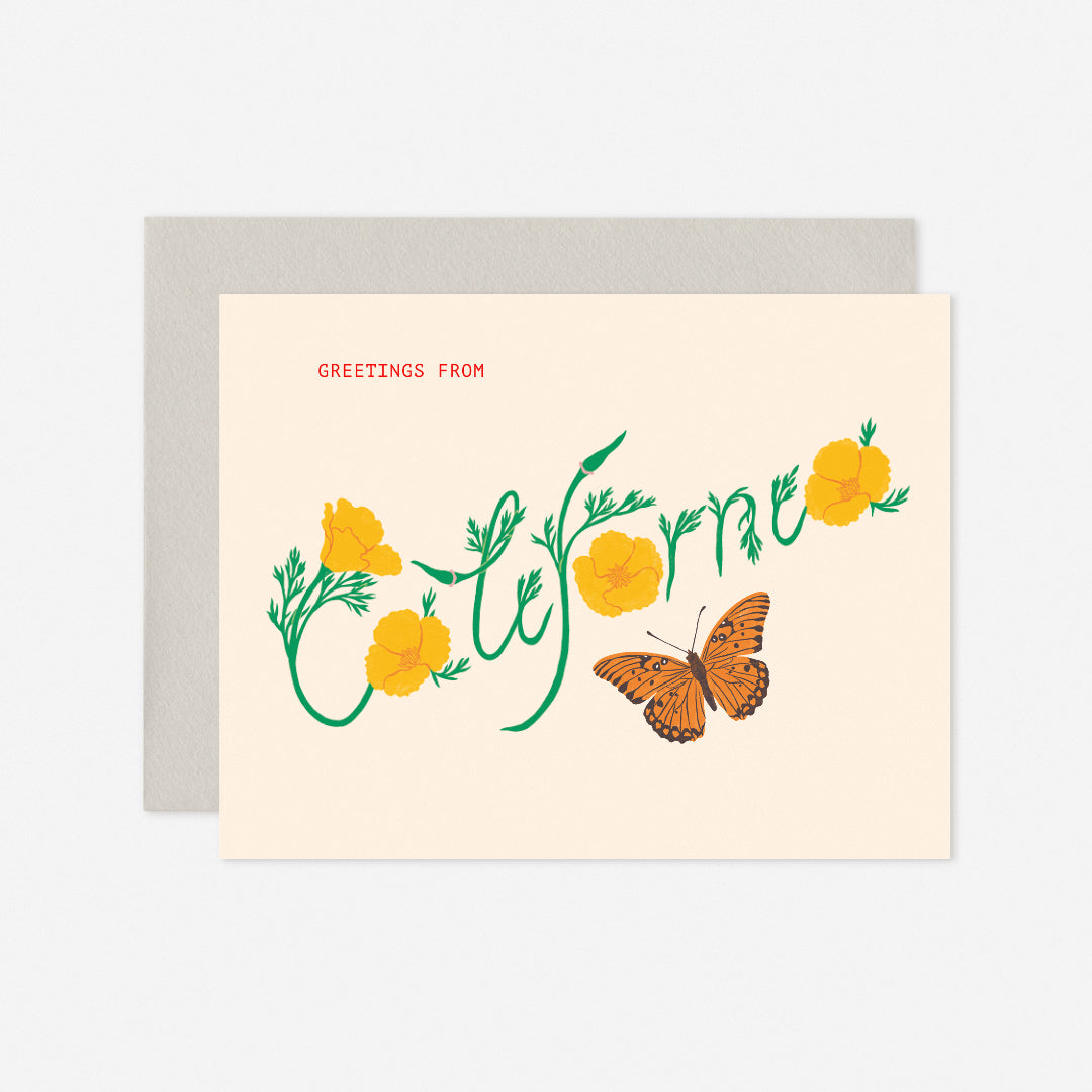 Greetings From California Card