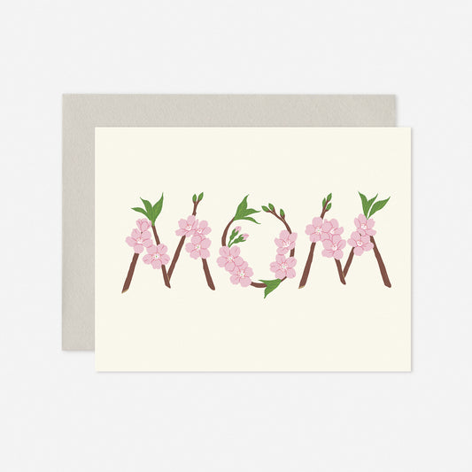 Mom Cherry Blossoms Card