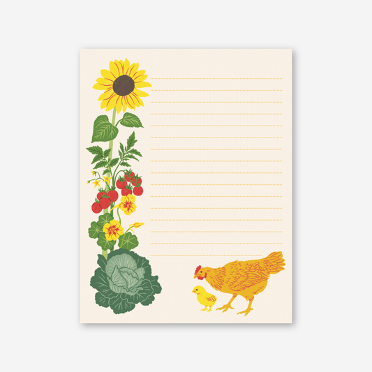 Garden Delight Notepad
