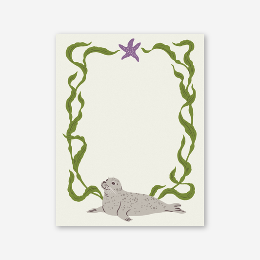 Seal & Starfish Notepad