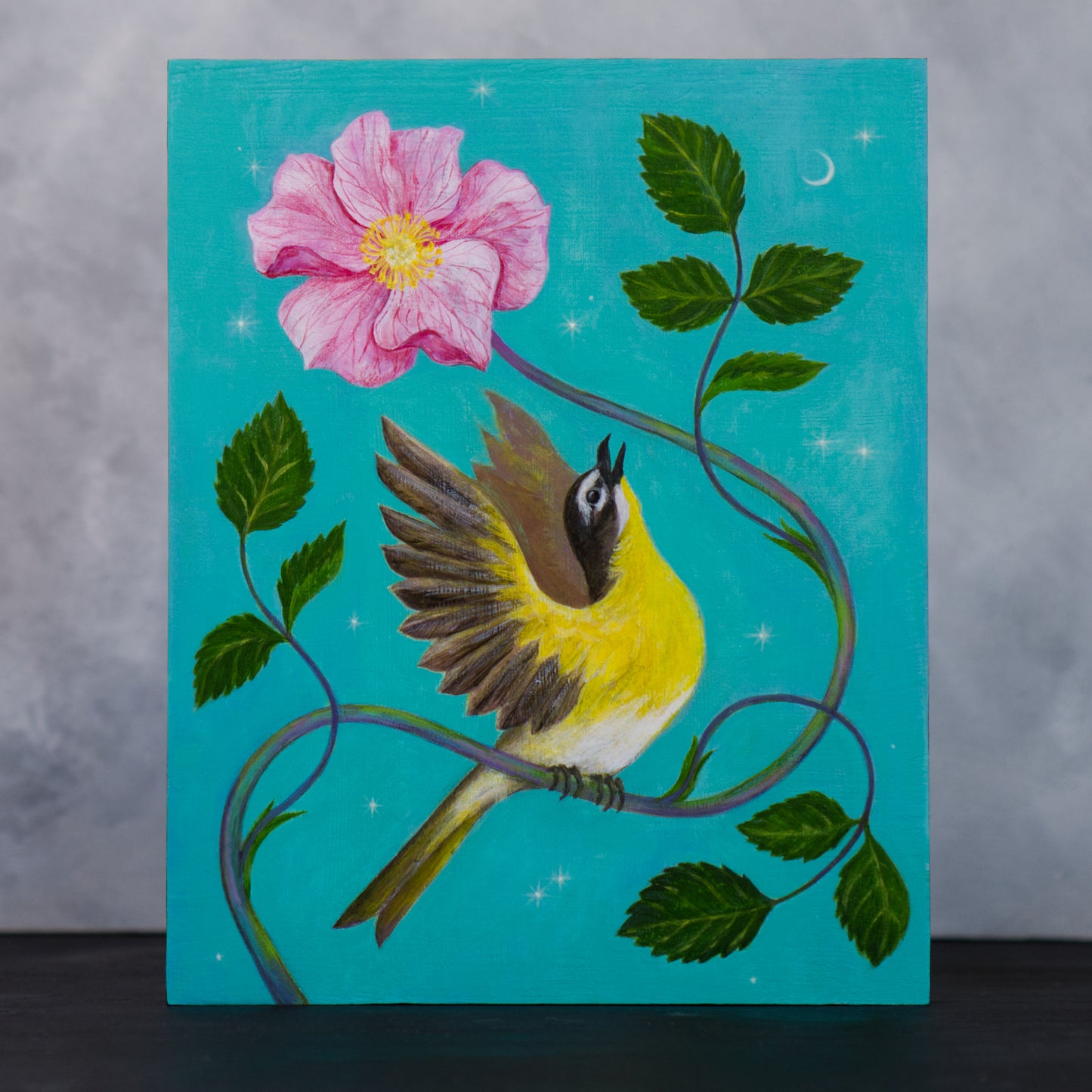 Songbird Acrylic Painting