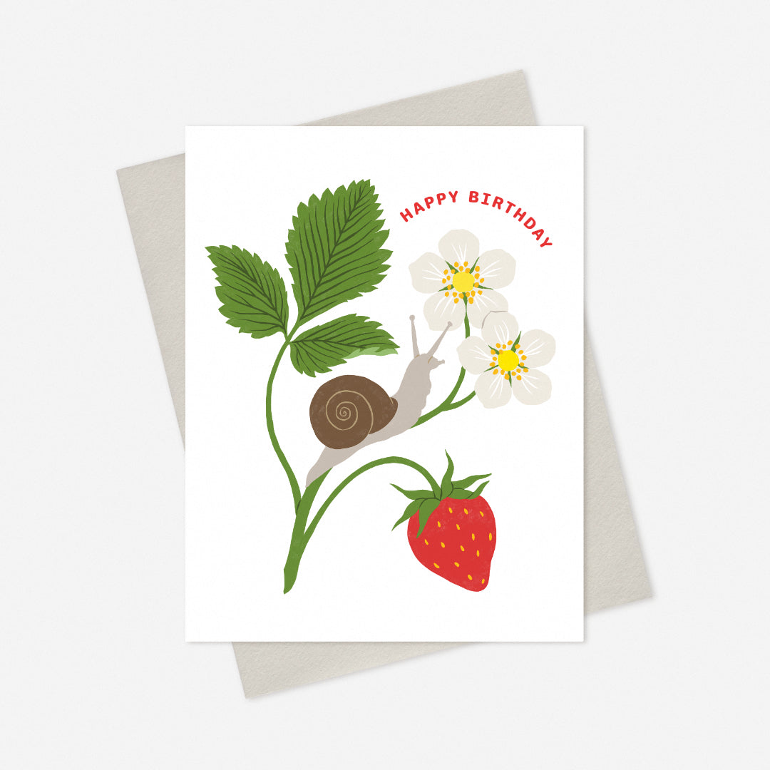 Strawberry Birthday Card
